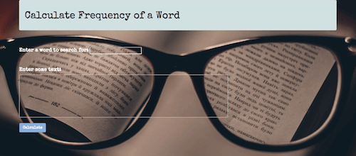 Word Frequency - PHP